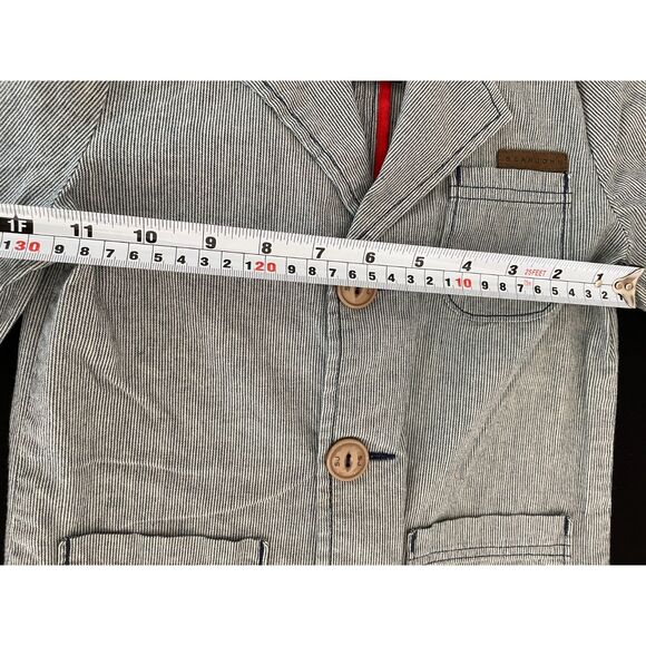 ~ SEAN JOHN Boys' 5 yrs Blazer Chambray Blue 100% Cotton Boy's Pockets 3-button - Picture 9 of 11